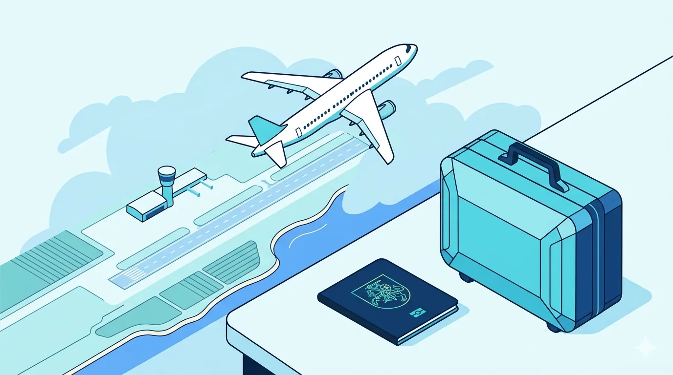 Kelionių draudimas — lėktuvas, pasas ir bagažas